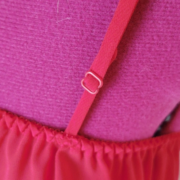 Victoria's Secret Red Adjustable Straps Nightie Set XS - Picture 6 of 12